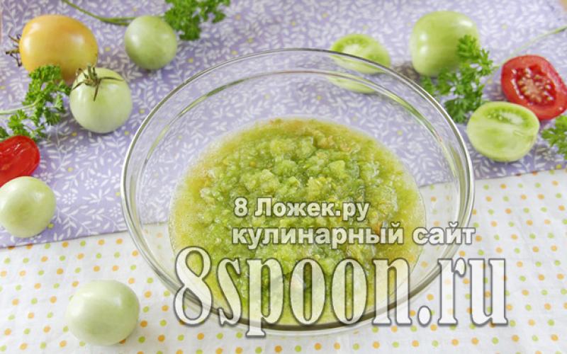 Простая и вкусная икра из зеленых помидоров на зиму — рецепт без стерилизации